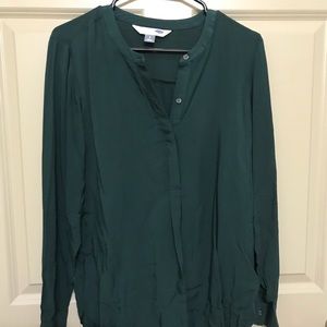 OLD NAVY EMERALD GREEN TUNIC SHIRT